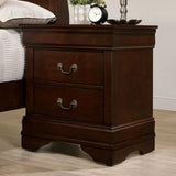 Furniture of America Louis Philippe 2-Drawer Nightstand CM7966CH-N IMAGE 1