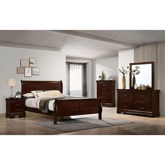  Furniture of America Louis Philippe 2-Drawer Nightstand CM7966CH-N IMAGE 2