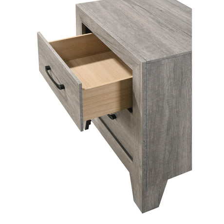  Crown Mark Hopkins B9320-2 Night Stand - Driftwood IMAGE 2