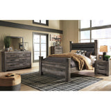  Signature Design by Ashley Wynnlow B440B7 Queen Upholstered Poster Bed IMAGE 3
