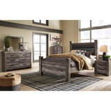  Signature Design by Ashley Wynnlow B440B7 Queen Upholstered Poster Bed IMAGE 4