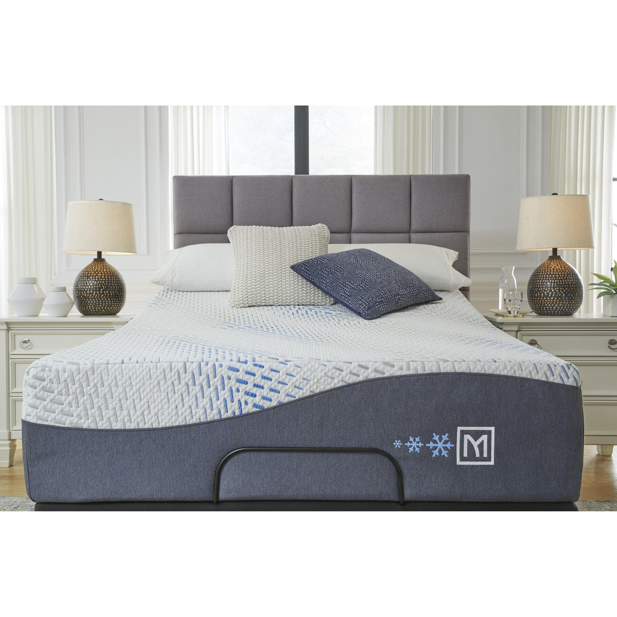  Sierra Sleep Millennium Cushion Firm Gel Memory Foam Hybrid M50751 California King Mattress IMAGE 11