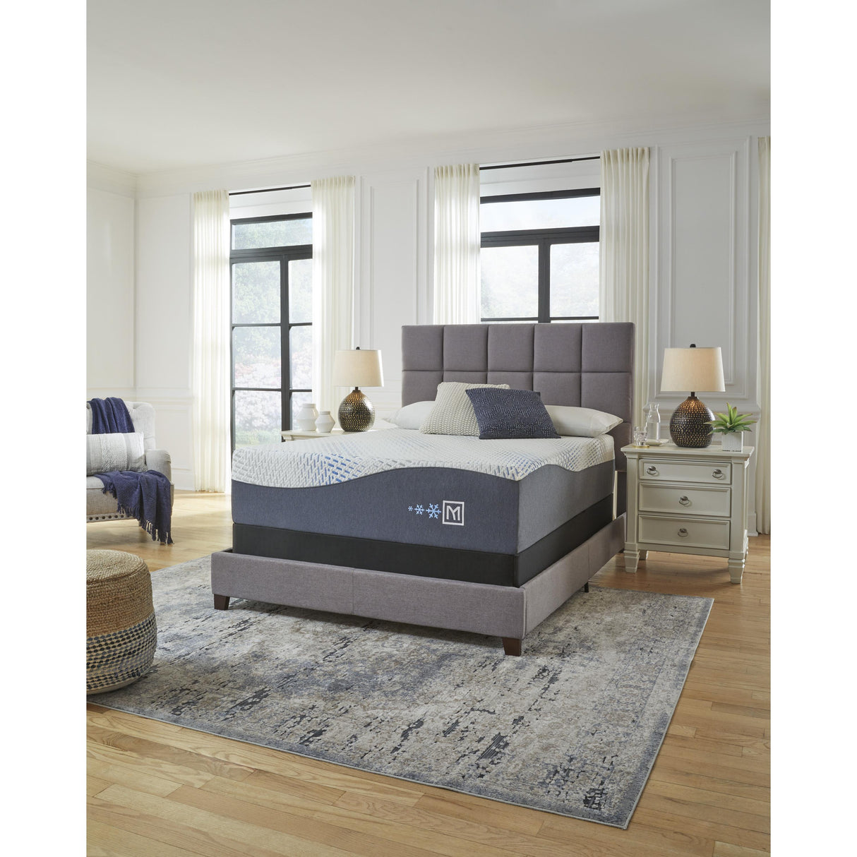  Sierra Sleep Millennium Cushion Firm Gel Memory Foam Hybrid M50771 Twin XL Mattress IMAGE 3