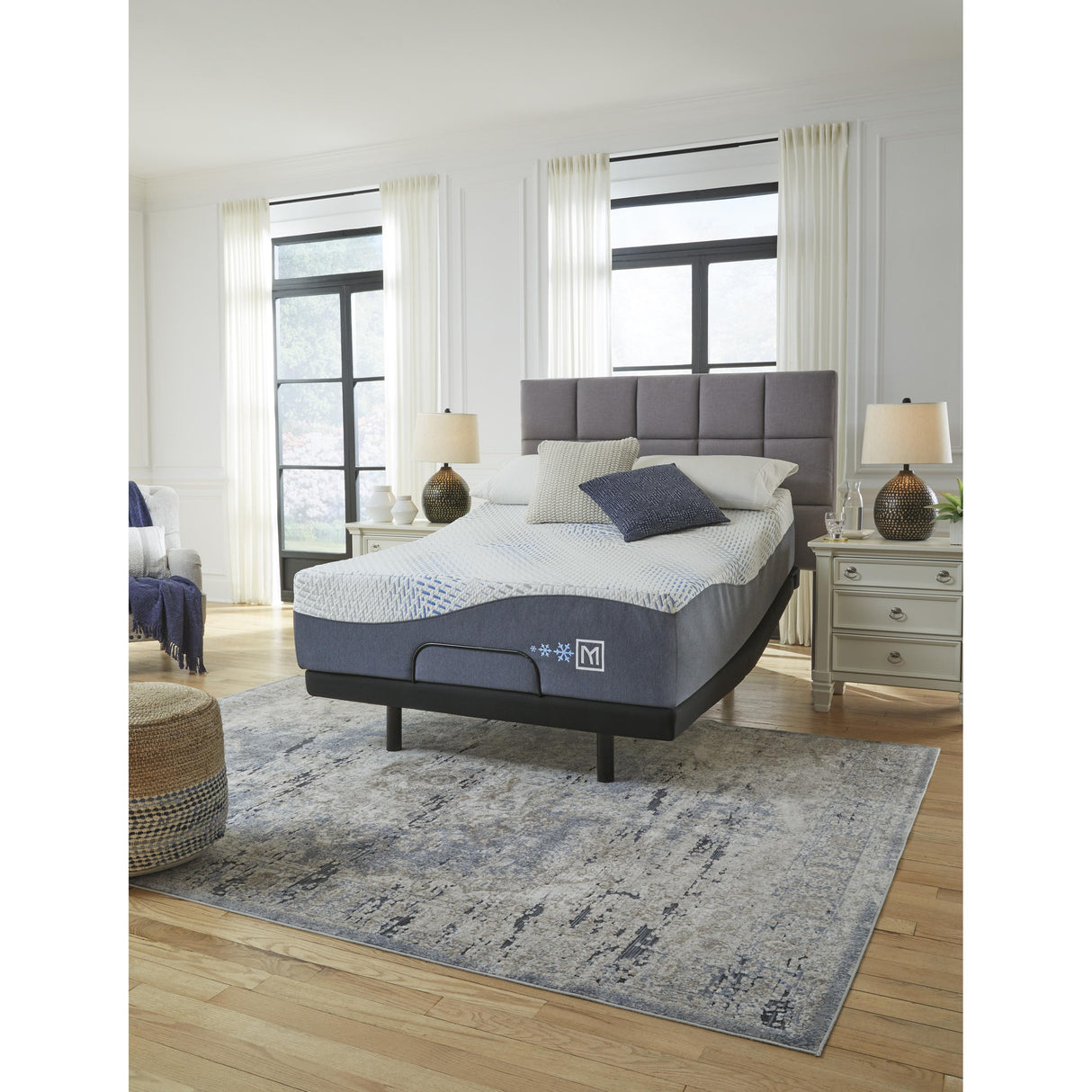  Sierra Sleep Millennium Cushion Firm Gel Memory Foam Hybrid M50771 Twin XL Mattress IMAGE 8