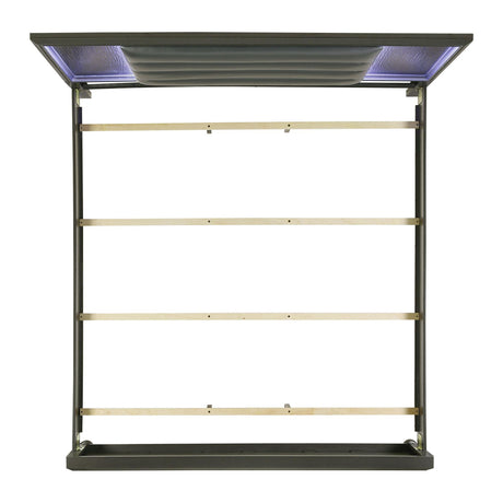  Elements International Moonstone MN600KB King Panel Bed IMAGE 4