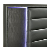  Elements International Moonstone MN600KB King Panel Bed IMAGE 5