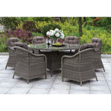  Furniture of America Canistota CM-OT2220-AC-2PK Arm Chair IMAGE 1