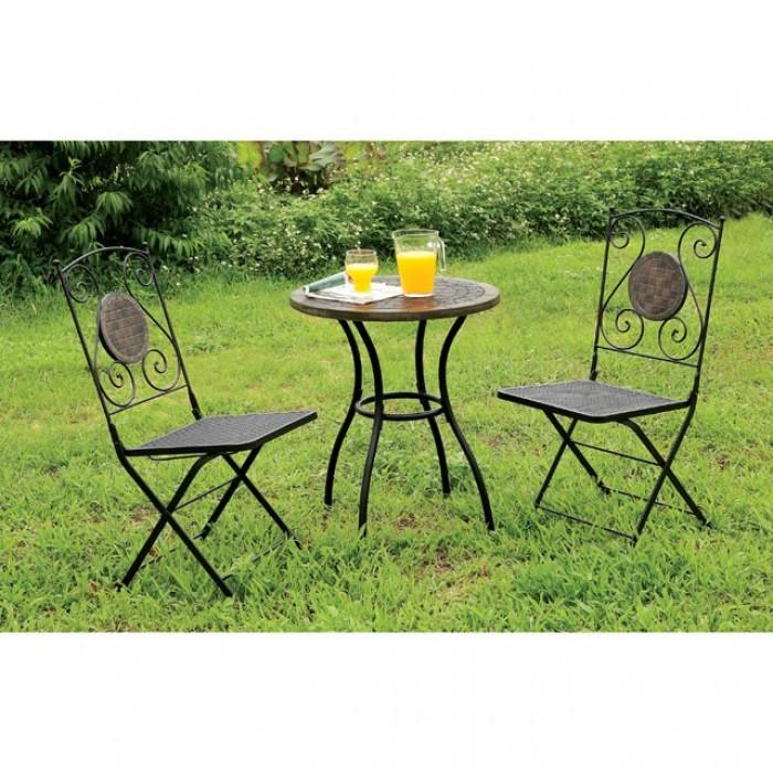  Furniture of America Outdoor Seating Sets CM-OT1810-CH-2PK IMAGE 2