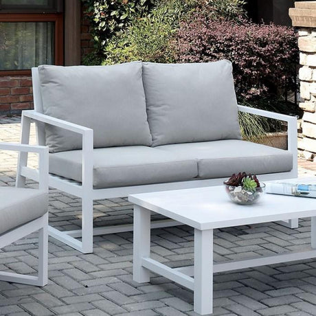  Furniture of America India CM-OS2590BG-LV Patio Love Seat IMAGE 1