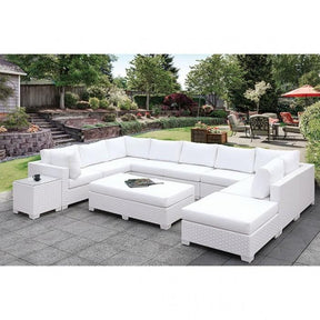  Furniture of America Outdoor Seating Sets CM-OS2128WH-SET1 IMAGE 1
