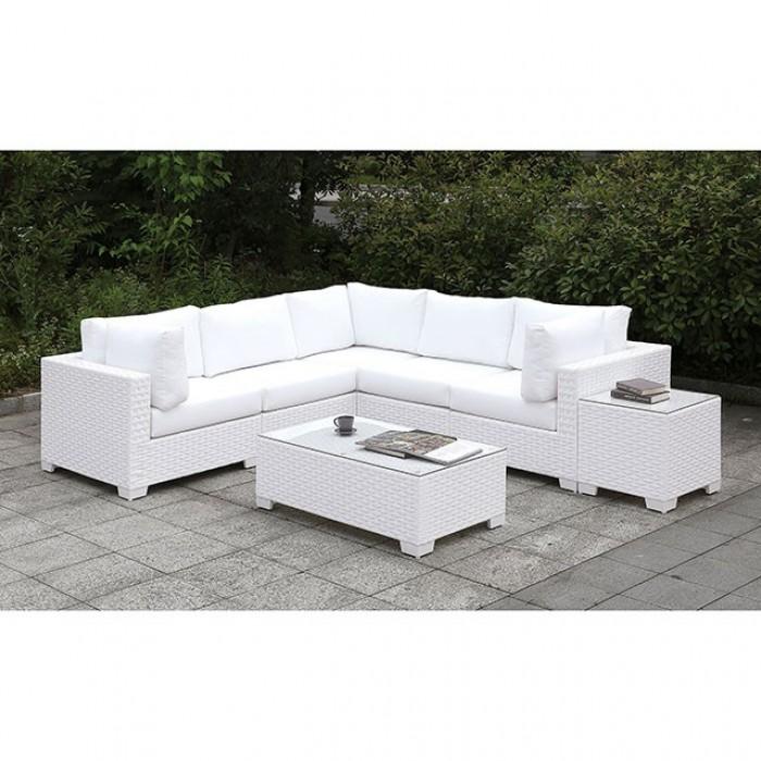 Furniture of America Outdoor Seating Sets CM-OS2128WH-SET11 IMAGE 1