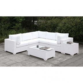  Furniture of America Outdoor Seating Sets CM-OS2128WH-SET11 IMAGE 1