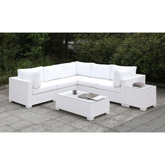  Furniture of America Outdoor Seating Sets CM-OS2128WH-SET11 IMAGE 1