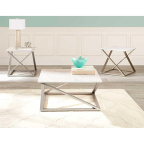  Steve Silver Furniture Zurich ZU1003PC Occasional Table Set IMAGE 1