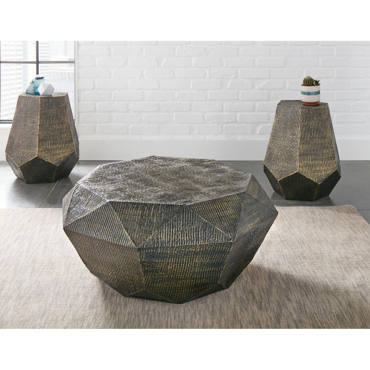  Steve Silver Furniture Donato DT2003PC Occasional Table Set IMAGE 1