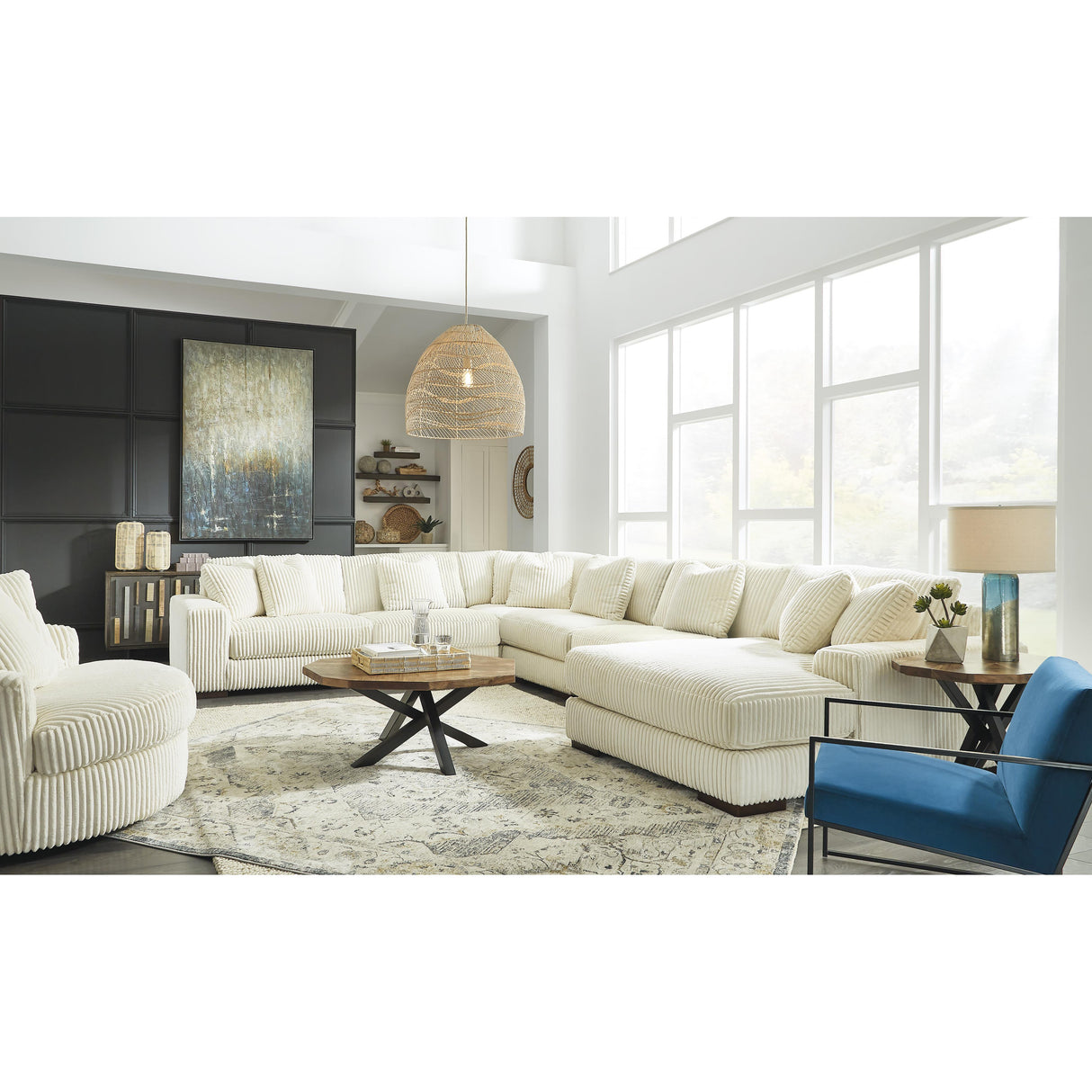  Signature Design by Ashley Lindyn 2110421 Oversized Swivel Accent Chair IMAGE 12