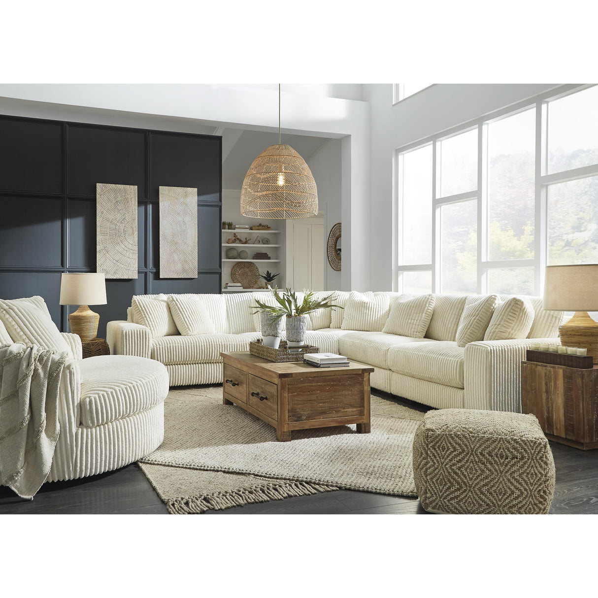  Signature Design by Ashley Lindyn 21104S5 5 pc Sectional IMAGE 5