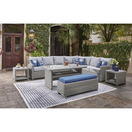  Signature Design by Ashley Naples Beach P439-625 Rectangular Multi-Use Table IMAGE 7