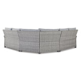 Signature Design by Ashley Naples Beach P439P1 3 pc Outdoor Sectional IMAGE 2