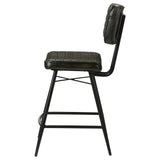  Coaster Furniture Partridge 110659 Leather Counter Chair - Antique Espresso IMAGE 4