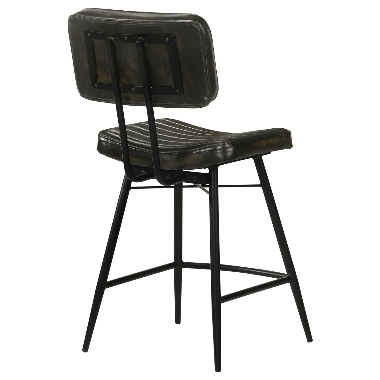  Coaster Furniture Partridge 110659 Leather Counter Chair - Antique Espresso IMAGE 6