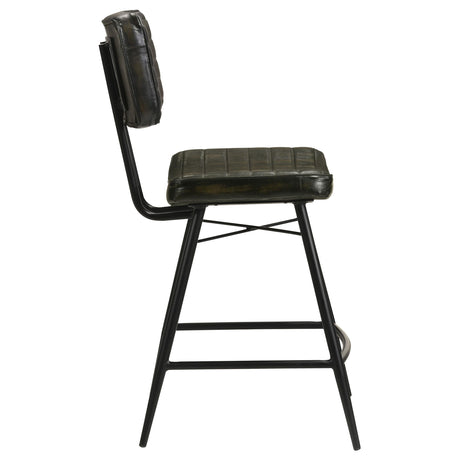  Coaster Furniture Partridge 110659 Leather Counter Chair - Antique Espresso IMAGE 7