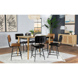  Coaster Furniture Partridge 110659 Leather Counter Chair - Antique Espresso IMAGE 9