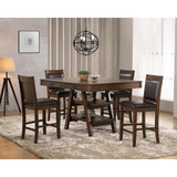  Coaster Furniture Dewey 115208 Rectangular 60-inch Counter Height Dining Table - Walnut IMAGE 7