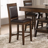  Coaster Furniture Dewey 115209 Upholstered Counter Chair - Walnut IMAGE 8