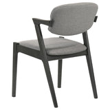  Coaster Furniture Stevie 115112 Padded Wood Dining Arm Chair - Black IMAGE 5