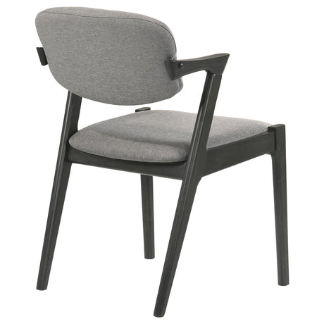  Coaster Furniture Stevie 115112 Padded Wood Dining Arm Chair - Black IMAGE 6