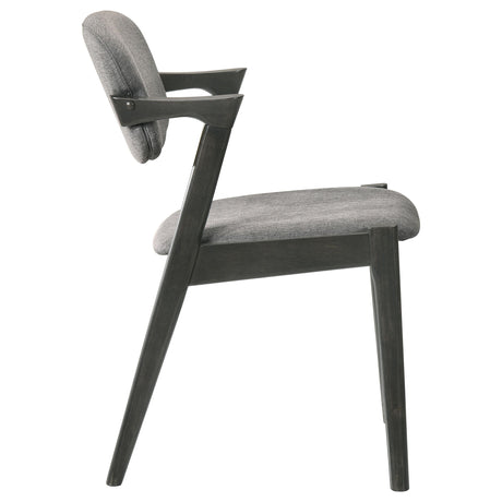  Coaster Furniture Stevie 115112 Padded Wood Dining Arm Chair - Black IMAGE 7