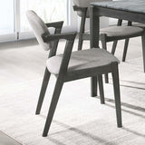  Coaster Furniture Stevie 115112 Padded Wood Dining Arm Chair - Black IMAGE 8