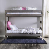  Furniture of America Arlette AM-BK100GY-BED-SLAT Twin/Twin Bunk Bed IMAGE 5
