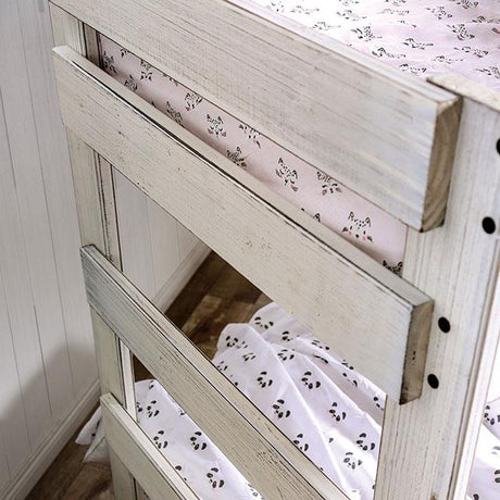  Furniture of America Arlette AM-BK100WH-BED-SLAT Twin/Twin Bunk Bed IMAGE 5