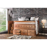 Furniture of America Cleo AM-BK601-BED-SLAT Twin Captain Bed IMAGE 1