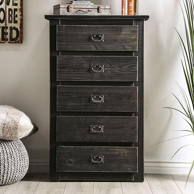  Furniture of America Ampelios AM7000BK-C Chest IMAGE 1