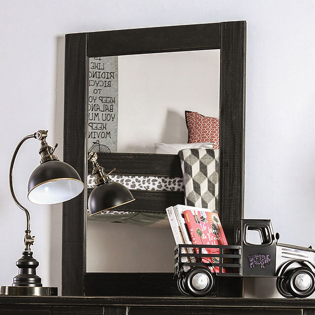  Furniture of America Ampelios AM7000BK-M Mirror IMAGE 1