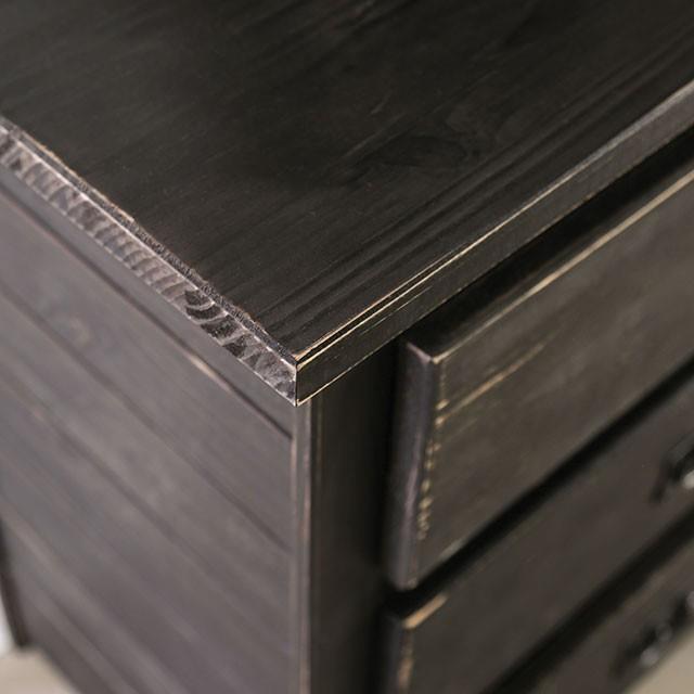  Furniture of America Ampelios AM7000BK-N Night Stand IMAGE 5