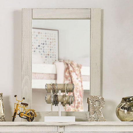  Furniture of America Rockwall AM7000WH-M Mirror IMAGE 1