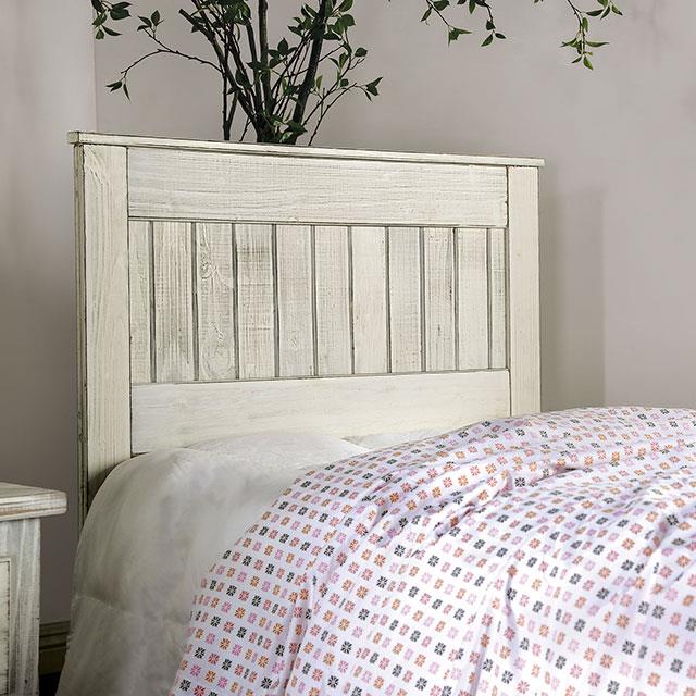  Furniture of America Rockwall AM7971WH-T Twin Headboard IMAGE 1