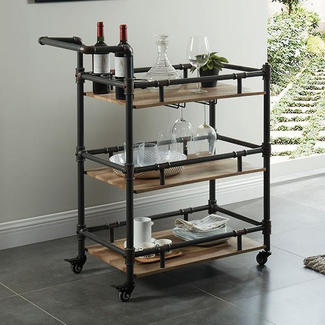  Furniture of America Aylmer CM-AC246 Serving Cart IMAGE 1