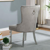  Furniture of America Jewett CM-AC261GY-2PK Wingback Chair (2/CTN) IMAGE 2