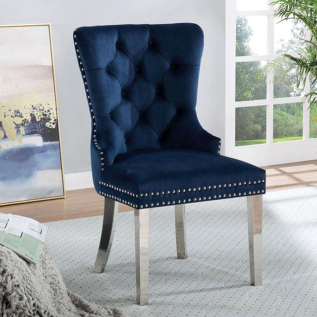  Furniture of America Jewett CM-AC261NV-2PK Wingback Chair (2/CTN) IMAGE 1