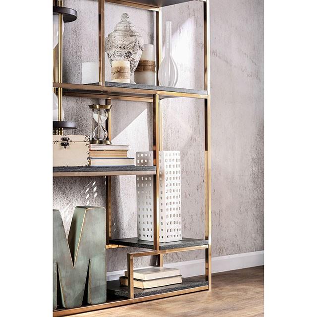 Furniture of America Elvira CM-AC6264CPN Display Shelf IMAGE 5
