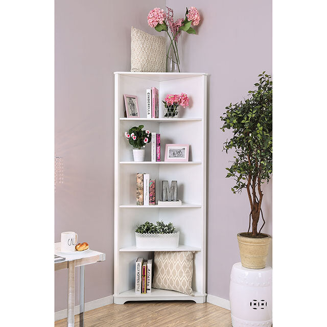  Furniture of America Bookcases 5+ Shelves CM-AC806WH IMAGE 1