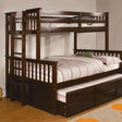  Furniture of America University CM-BK458F-EXP-BED+TR Twin/Full Bunk Bed IMAGE 1