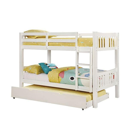  Furniture of America Cameron CM-BK929WH-BED-VN Twin/Twin Bunk Bed IMAGE 4