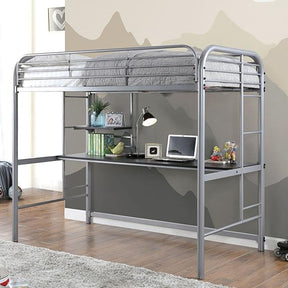  Furniture of America Opal CM-BK938SV Twin Loft Bed IMAGE 1