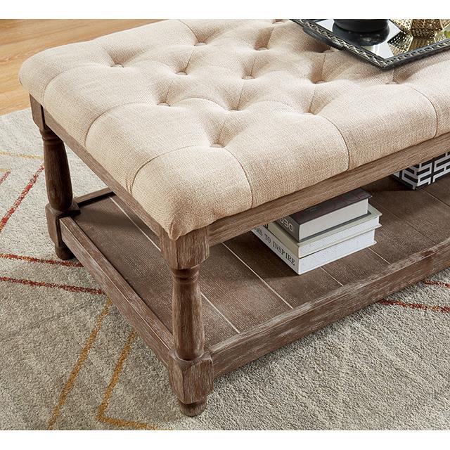  Furniture of America Tanya CM-BN5665BG Bench IMAGE 3
